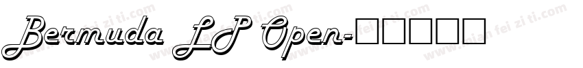Bermuda LP Open字体转换